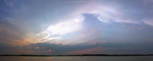 Июльский вечер на Волге