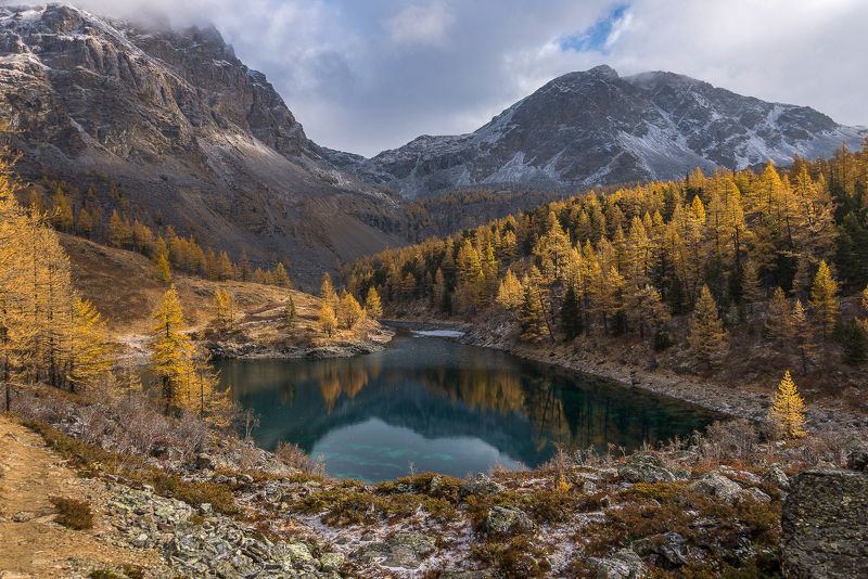 горный алтай, Горный Алтай. Куектанарское озеро. фото превью