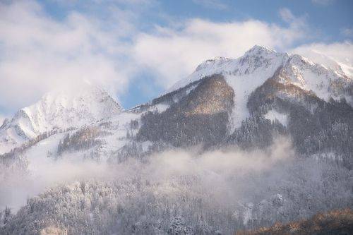 Закат в горах