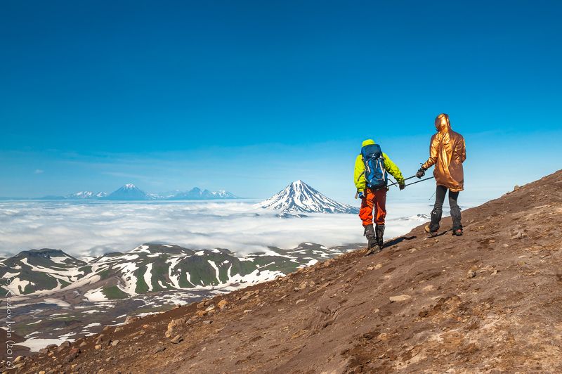 Прогулка над облаками. Камчатка⁠⁠ фото превью