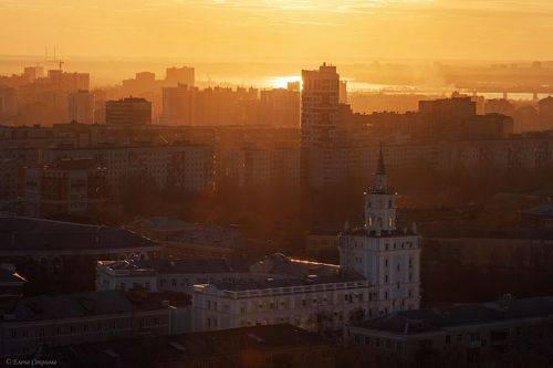 Заход солнца