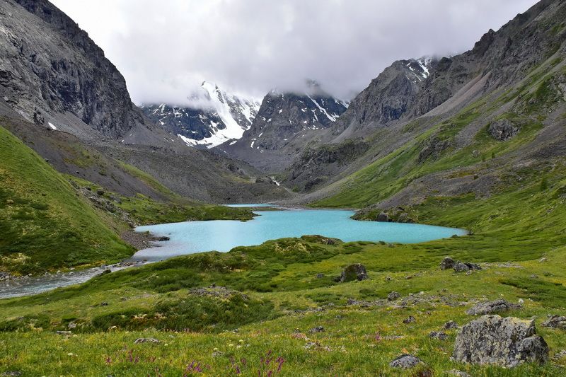 пейзаж, природа, путешествие, горы, панорама, алтай Каракабакские озера фото превью