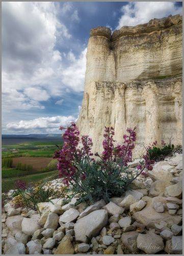 Левкой и Белая скала