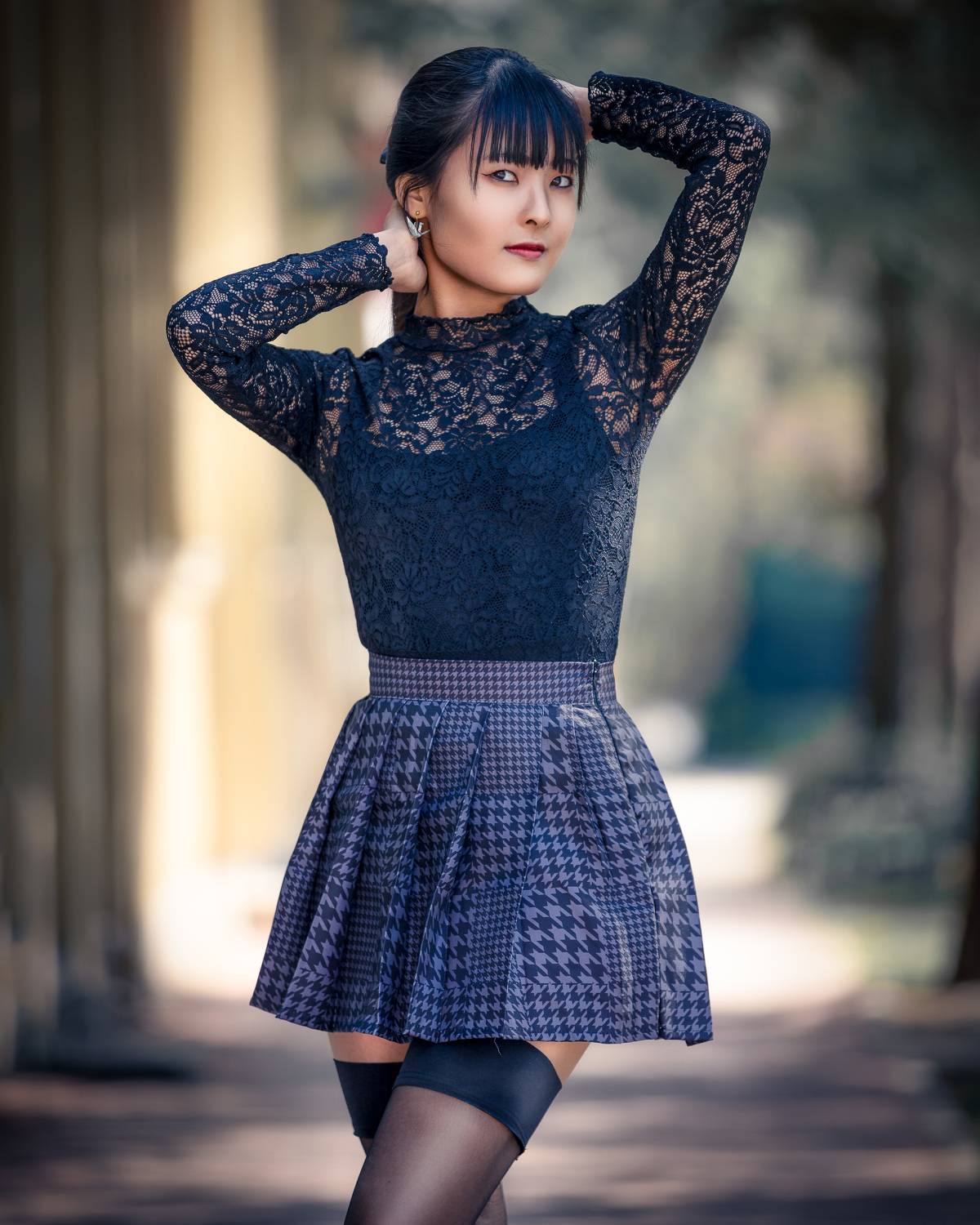 девушка, колготки, боди, чулки, портет, Дмитрий Александров