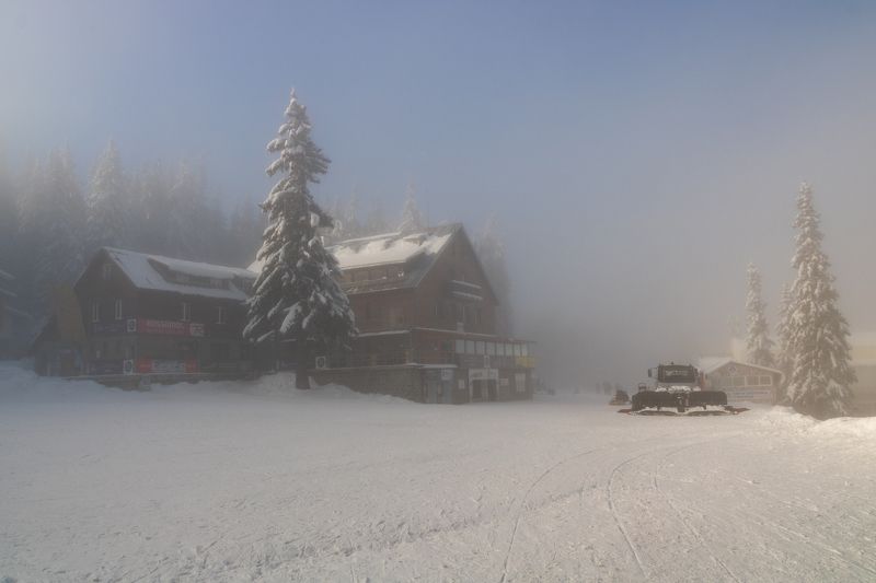 landscape, winter, mountain, hut, bulgaria, vitosha х.Алеко, Витоша, България - Aleko hut, Vitosha, Bulgaria фото превью