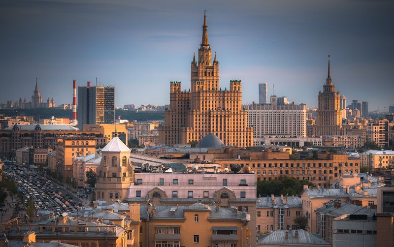 Московские высотки. Стиль Большого города. фото превью