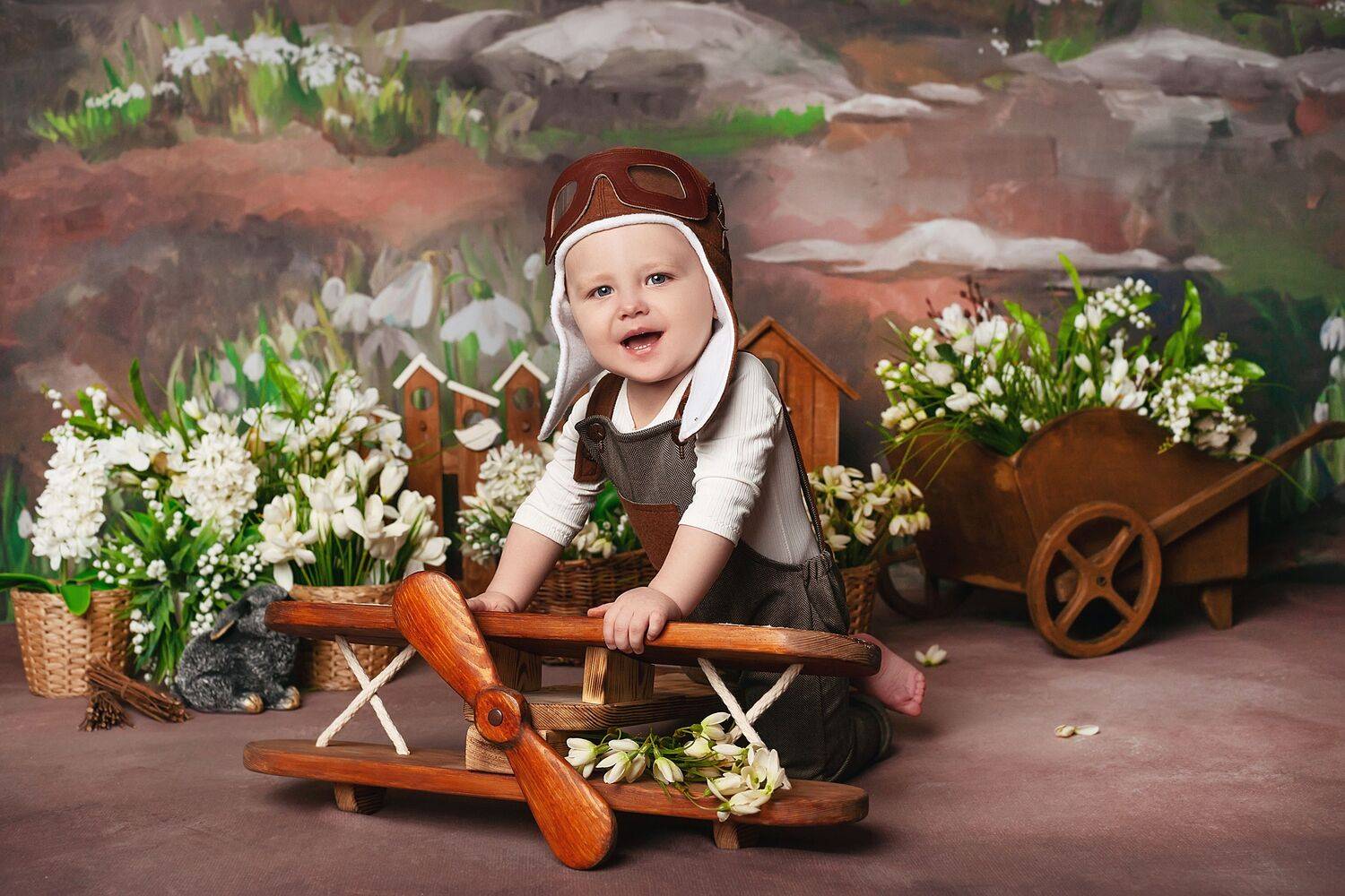 love, baby, family,  babyphoto, familyphoto, children, childrenphoto, childrenphotography, малыш, лётчик, мальчик, весна, пилот, детский портрет, детское фото, детская фотосессия, детская съёмка, подснежники, Ману Фалько