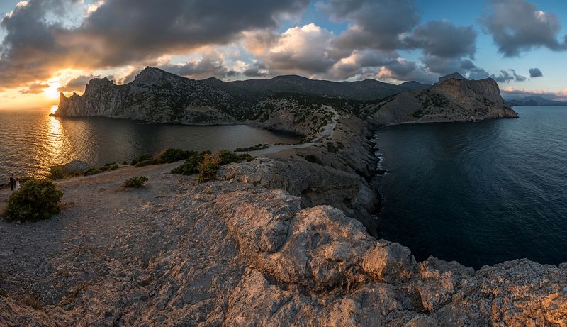 крым, новый свет, капчик, караул-оба Мыс капчик вечером и утром фото превью