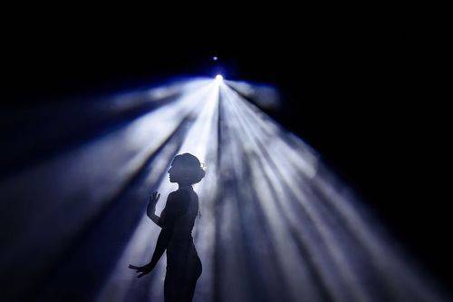 bride in light