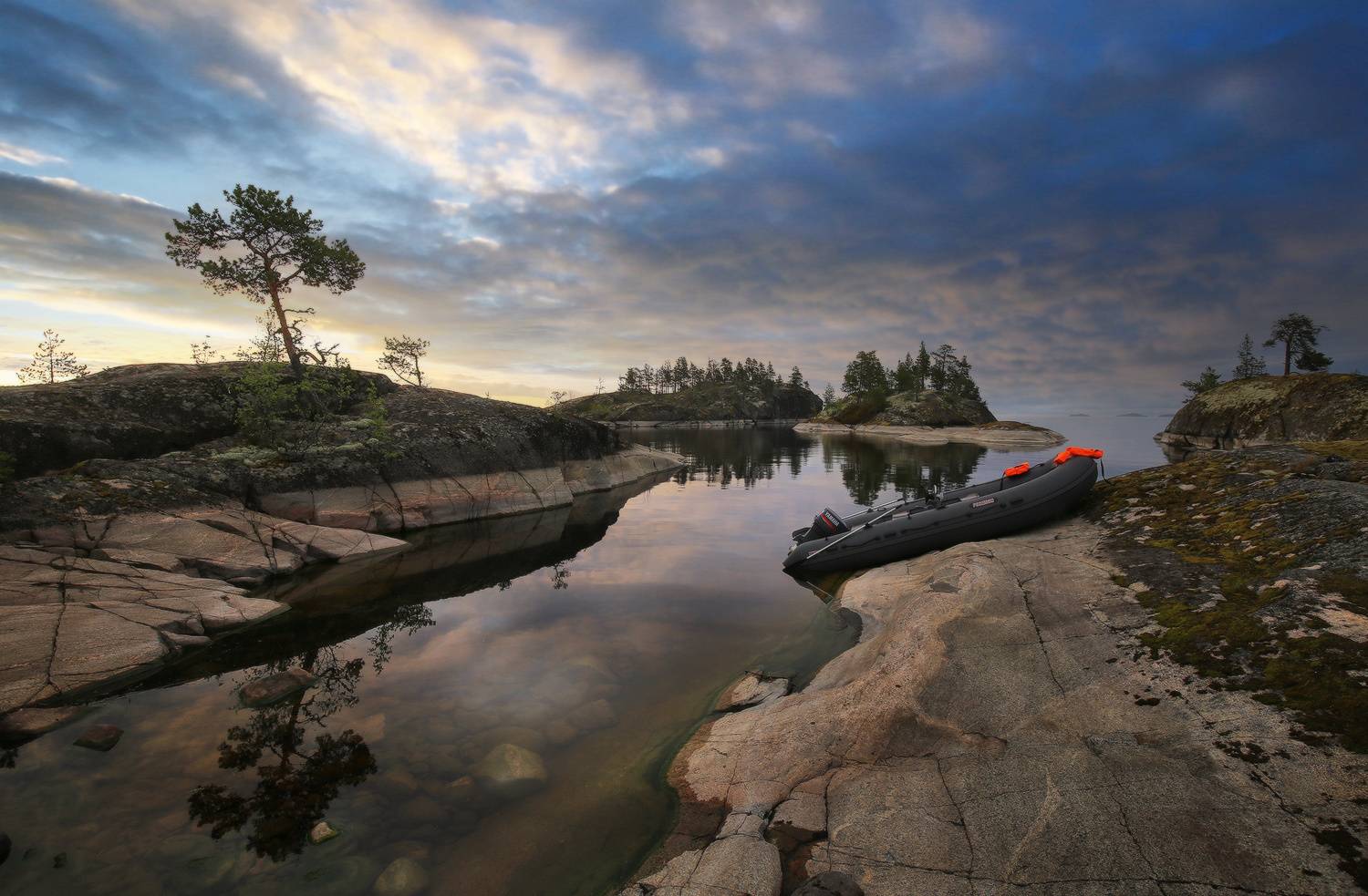 Карелия, Ладожские шхеры, Ладога, Галина Хвостенко