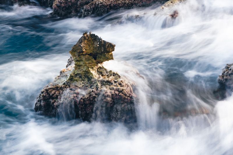 турция, демре, море, средиземное море, скалы, выдержка, волны, побережье, фотография, пейзаж, sea, turkey, demre, coast, landscape Море волнуется фото превью