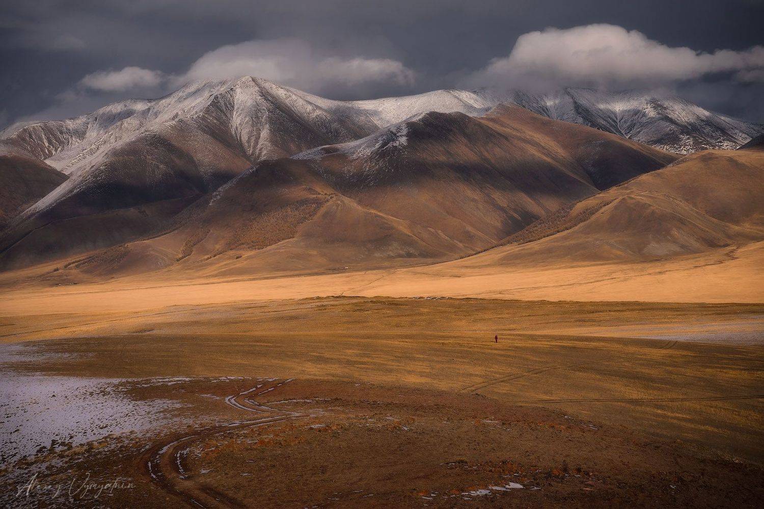 altay, autumn, october, cold, mountains, landscape, Алексей Вымятнин