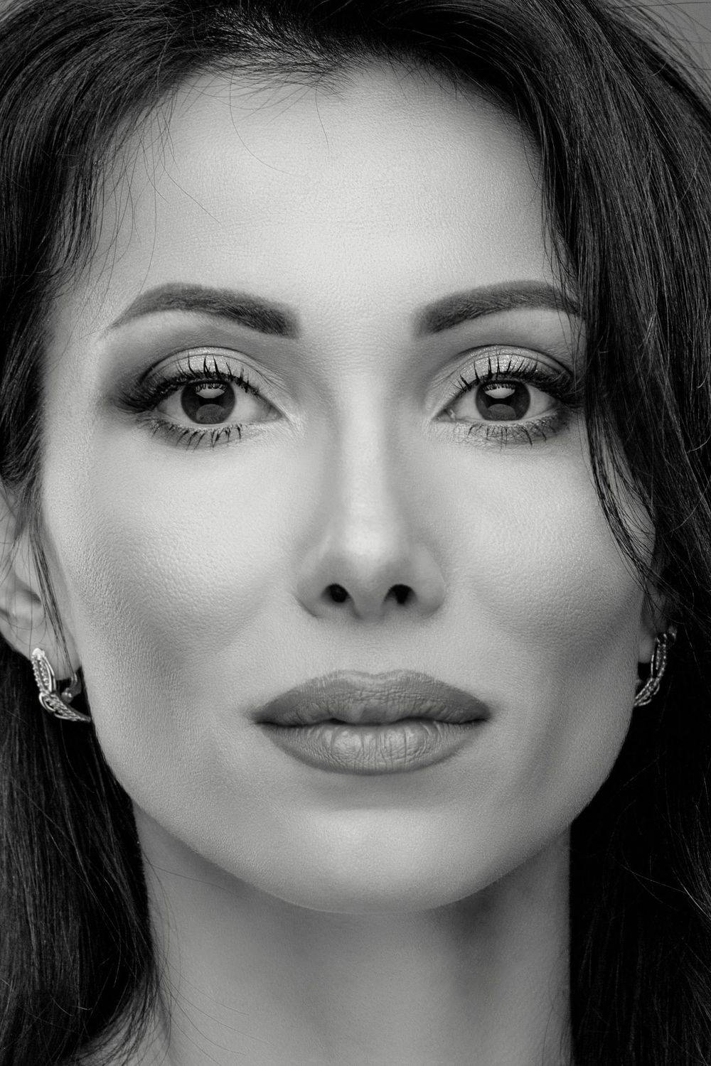 женщина, портрет, взгляд, глаза, ч/б, Дёгтев Евгений