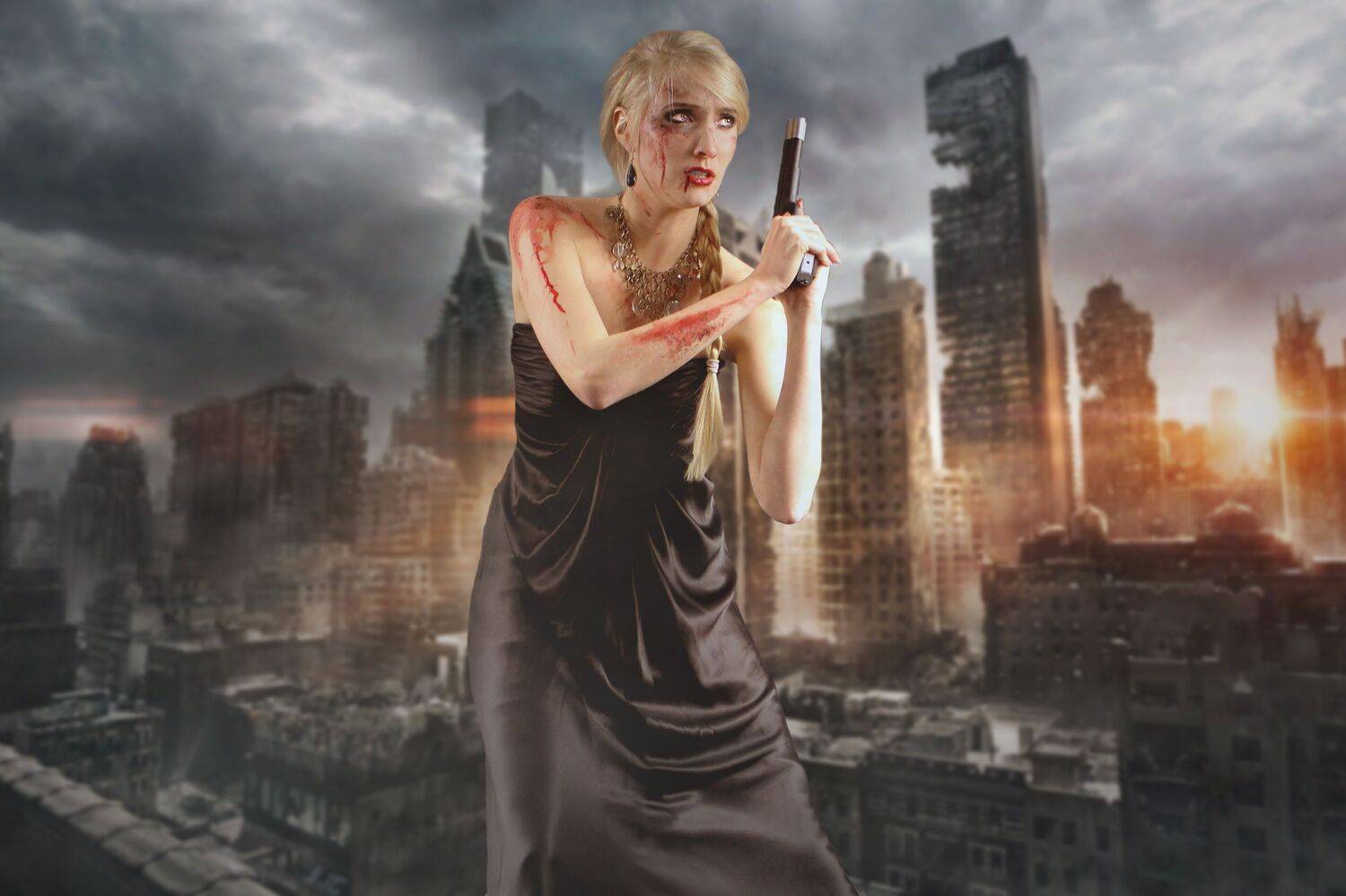 девушка, город, Sergii Vidov