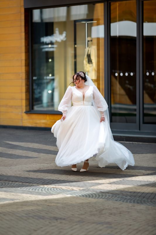 свадьба, семья, невеста, жених, портре,т платье, женский портрет, прогулка Александра фото превью