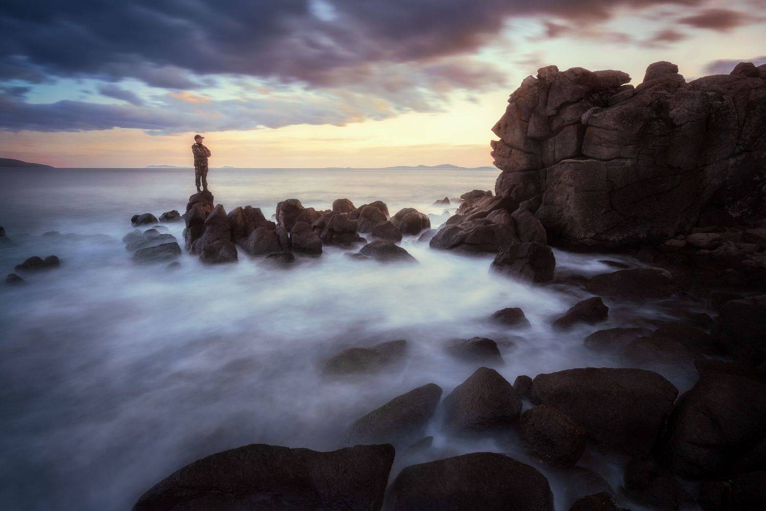 море, скалы, Андрей Кровлин