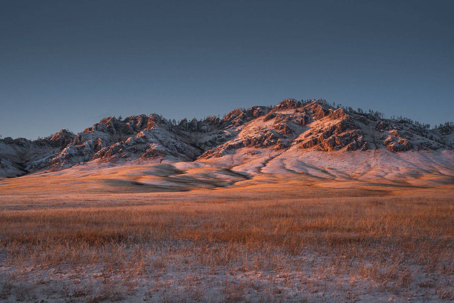 хакасия, пейзаж, закат, Юлия Горбачёва