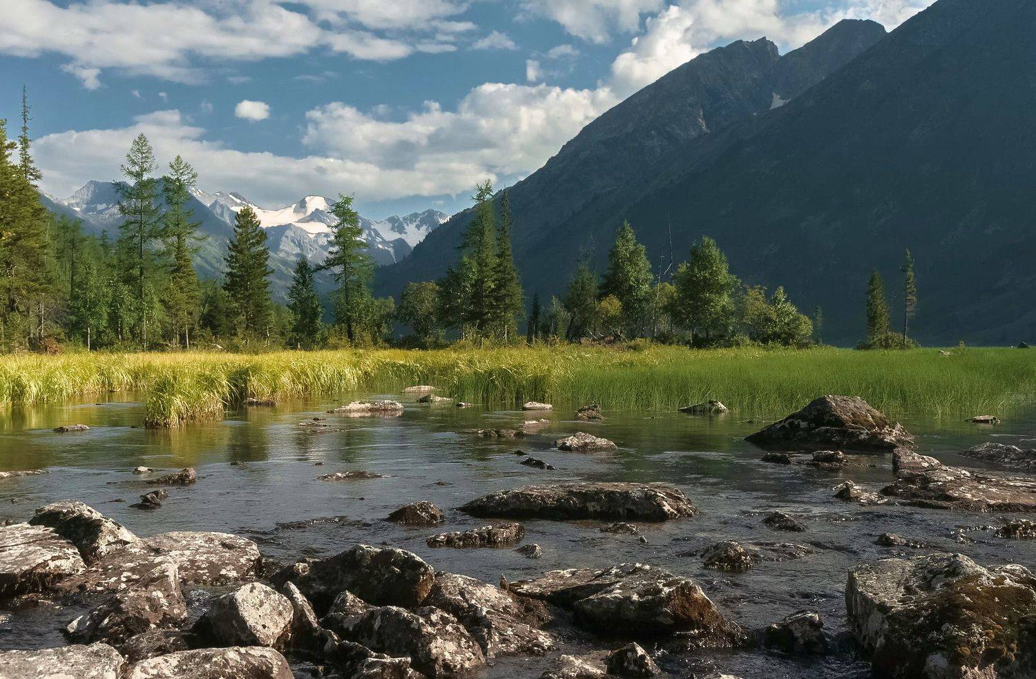 алтай, мультинские озера, вечер, Фомина Марина