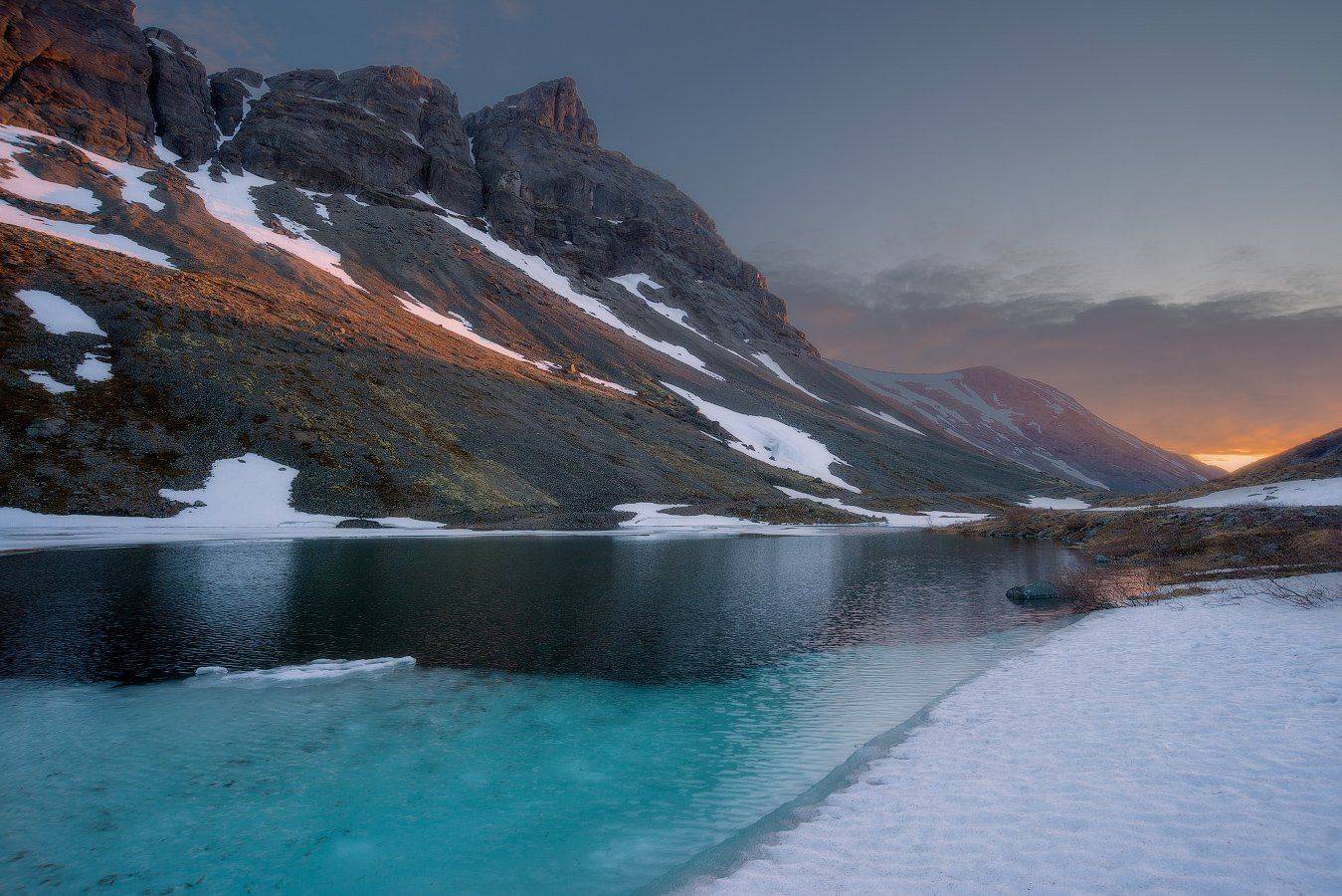 Заполярье, Кольский п-ов, Лето, Оз.длинное, Перевал, Север, Хибинык, Роман Горячий