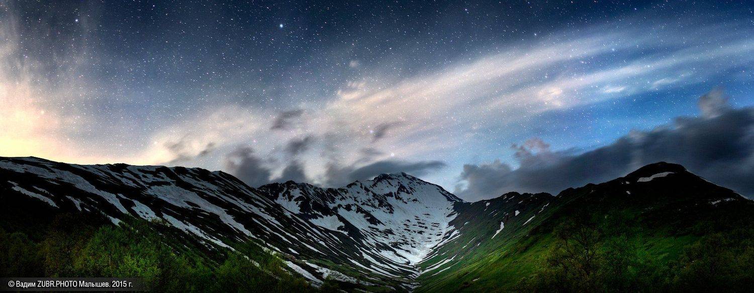 панорама, пейзаж, горы, заповедник, лето, облака, zubrphoto, Тыбга, Кавказ, Вадим ZUBR Малышев