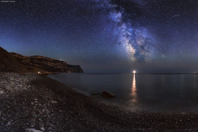 астрофотография, балаклава, крым, млечный путь, морской пейзаж, ночной пейзаж, пейзаж June Breeze фото превью