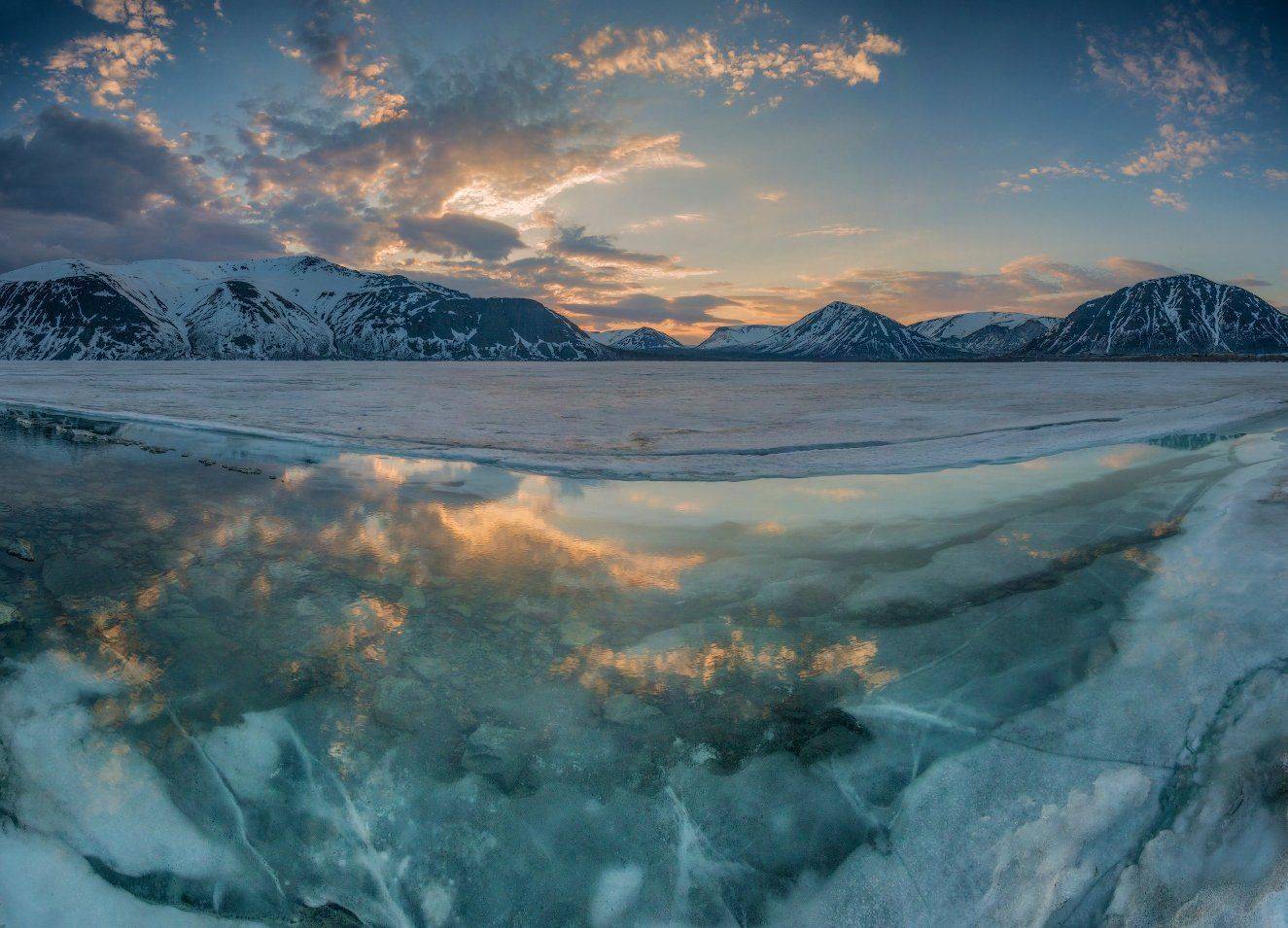 большой вудъявр, весна, заполярье, кольский полуостров, север, хибины, Роман Горячий