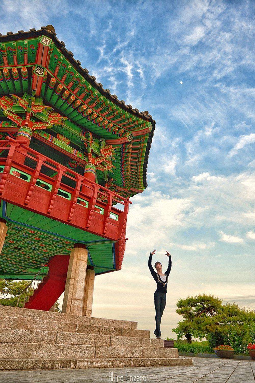 ballet, temple, dance, portrait, , Enzeru Akira