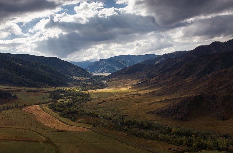 Алтай, Высота, Горы, Перевал, Россия, Свет, Сибирь, Тучи, Чике-Таман Алтайские просторы фото превью
