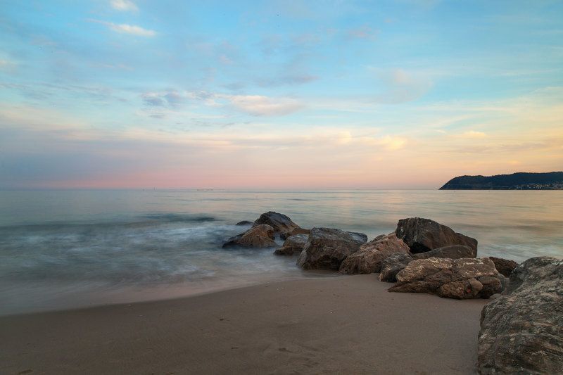 sea, ocean,sunset  фото превью