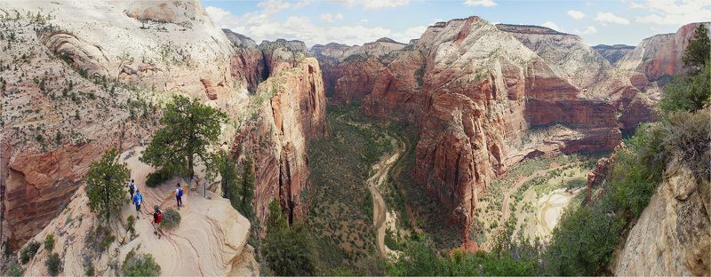 zion, utah, usa, canyon, зайон, юта, сша, каньон [angels landing] фото превью