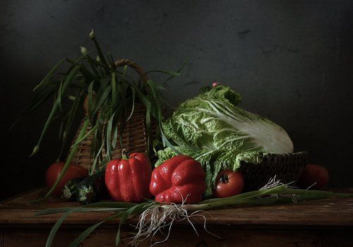 Лохматый лучок и другие овощи