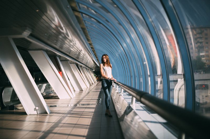 Architecture, Beautiful, Beauty, Black & white, City, Color, Emotion, Face, Fashion, Female, Girl, Light, Model, Moscow, Nikon, People, Portrait Anhen in city фото превью