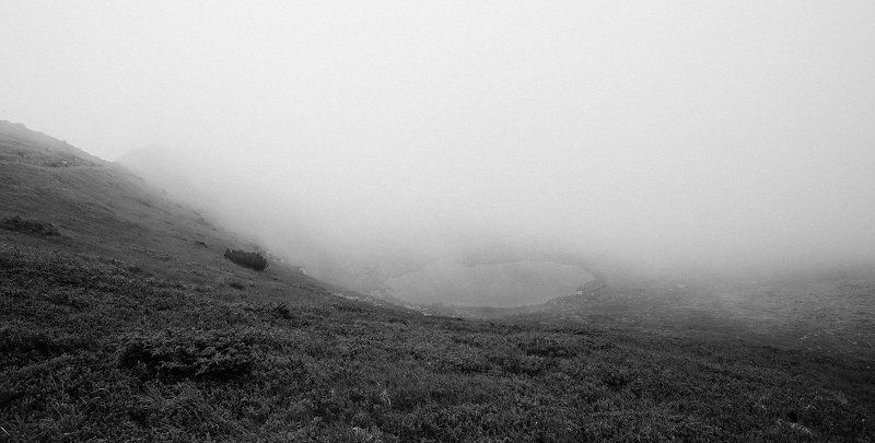 Горы, Карпаты, Несамовыте, Украина, Черно-белое фото, Шпыци Туманное настроение Черногоры фото превью