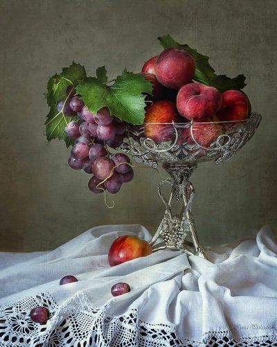 История вазы с фруктами