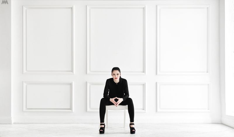 minimalism, minimalismo, white, girl, russia, mmstudio, чб, минимализм, модель, студия MNML 4U фото превью