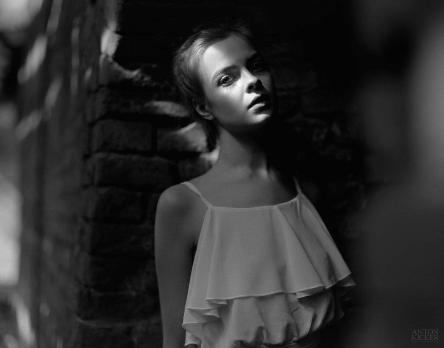 120 film, 6x7, Black&white, Bw, Daylight, Film, Girl, Kodak, Medium format, Pentax67, Portrait, Tmax, Антон Кикер