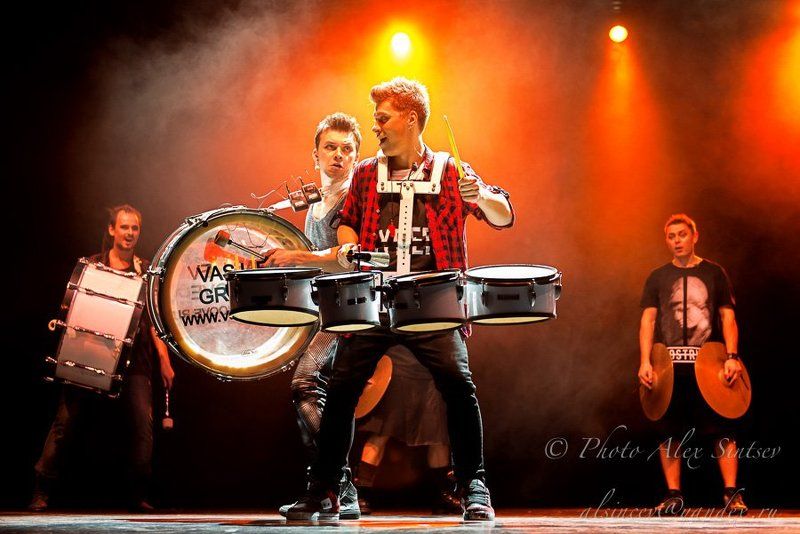Шоу барабанщиков, спектакль, репортаж 13 фото превью