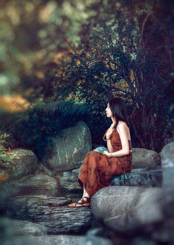 长安处处景 — 唐苑红衣仕女