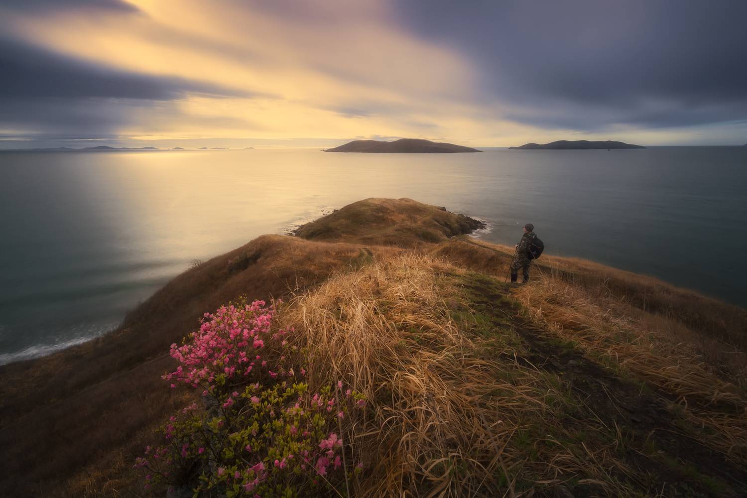 утро, море, скалы, Андрей Кровлин