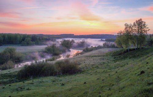 С берега высокого