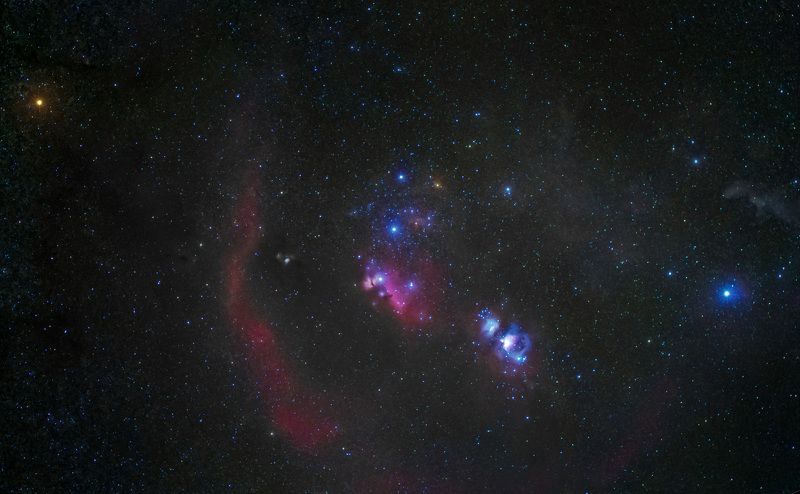astrophoto, barnard loop, night, ночь, орион Barnard\'s Loop фото превью