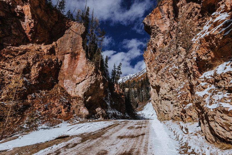 горы, горный алтай, чуйский тракт, пейзаж, алтай, дорога, россия, красные ворота Красные Ворота, Горный Алтай фото превью