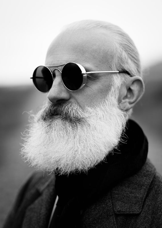 man, portrait, black and white, Vito фото превью