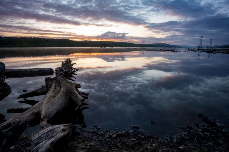 рассвет, залив, усть-илимск, братск Рассвет фото превью