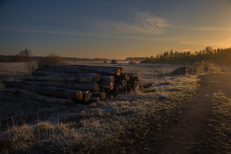 Весенние заморозки. Утро фото превью