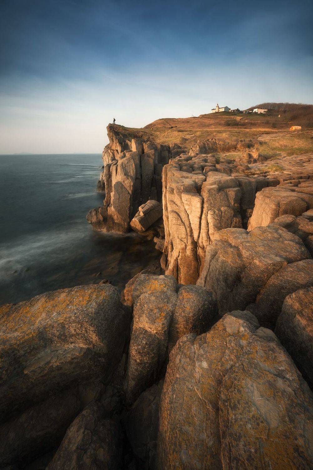 утро, море, скалы, Андрей Кровлин