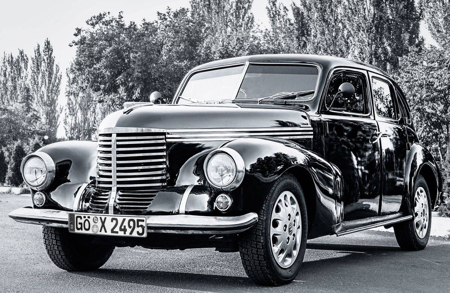 opel, автомобиль, машина, раритет, чб, Дёгтев Евгений