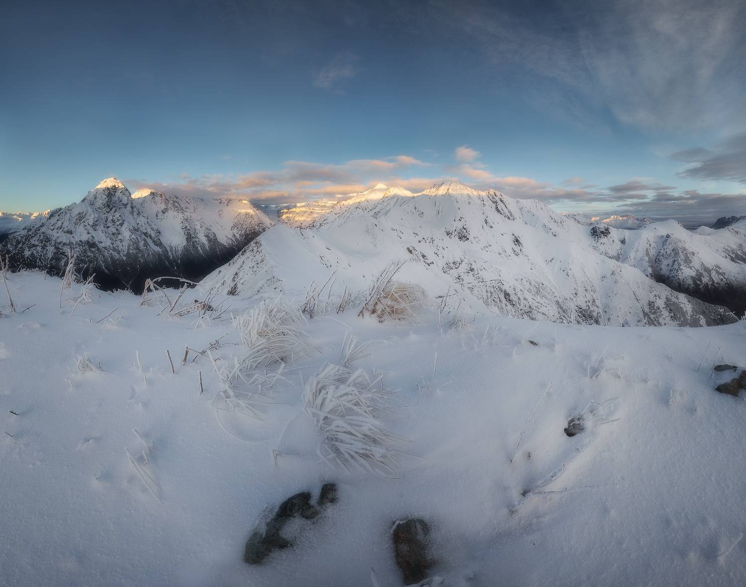 горы, кавказ, рассвет, Марголин Алексей