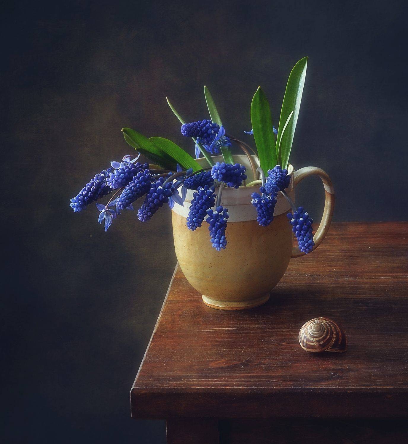 натюрморт,композиция,весна,мускари,цветы, Наталия К