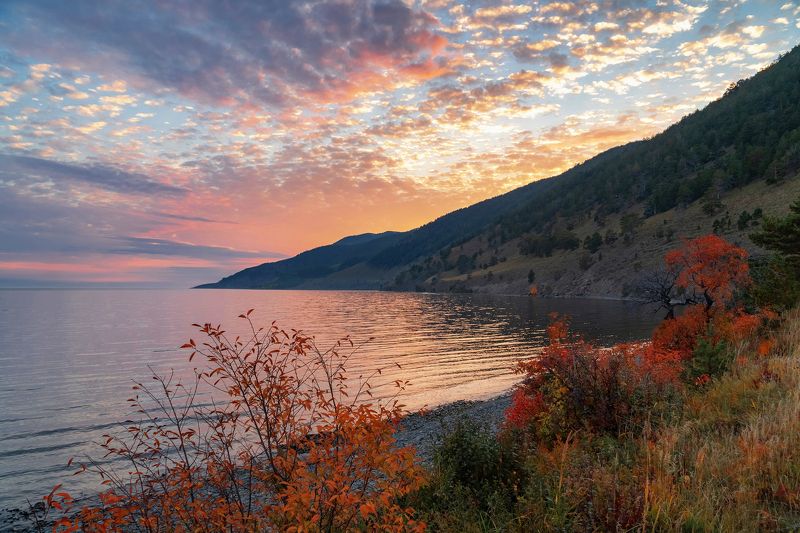 байкал, кадильный, ббт Алый закат на Байкале фото превью